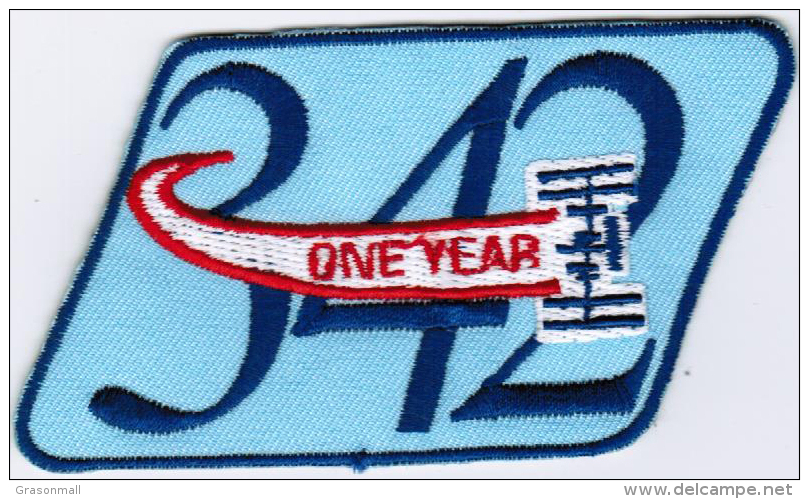 ISS 342 Days 1 Year Astronauts Live On The Space Station Patch - Patches