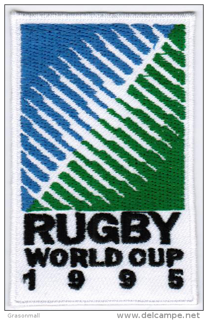 1995 3rd Rugby World Cup  IRB Badge Iron On Embroidered Patch - Patches