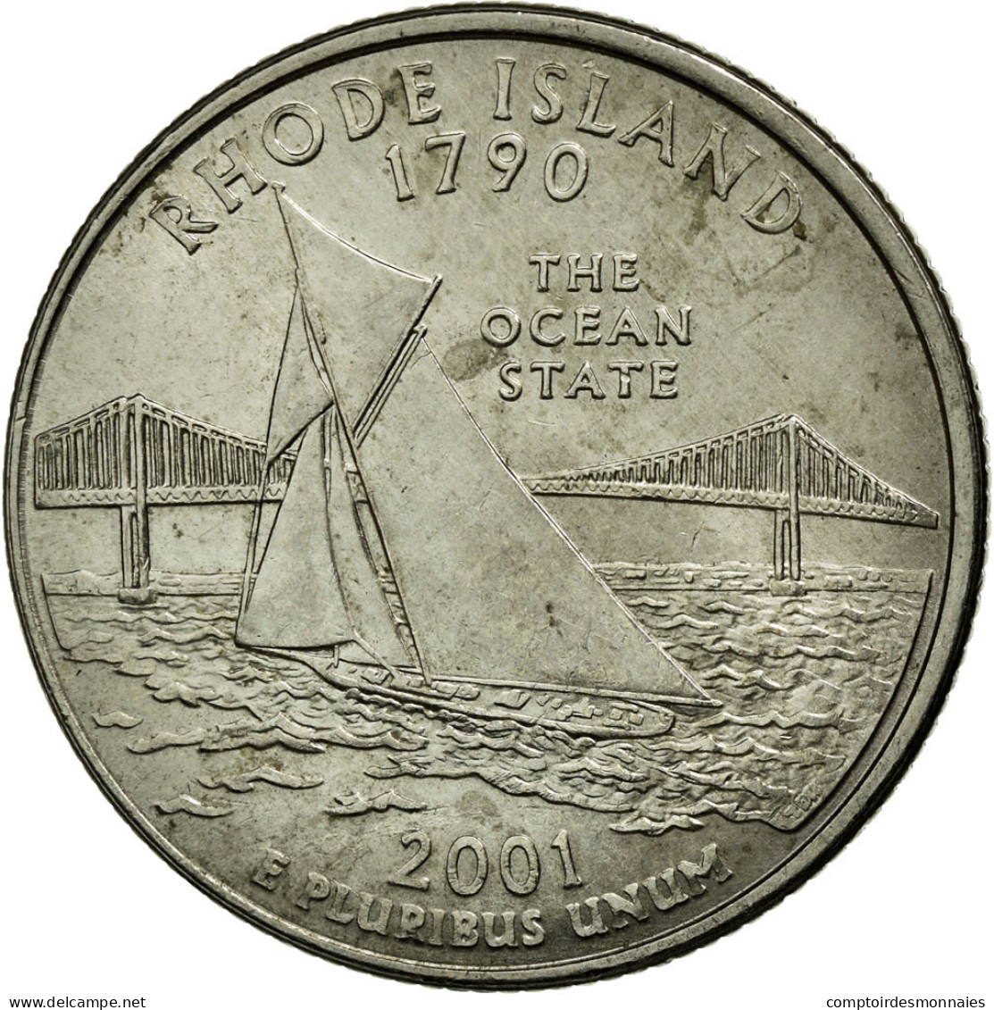 Monnaie, États-Unis, Quarter, 2001, U.S. Mint, Denver, SUP, Copper-Nickel Clad - 1999-2009: State Quarters