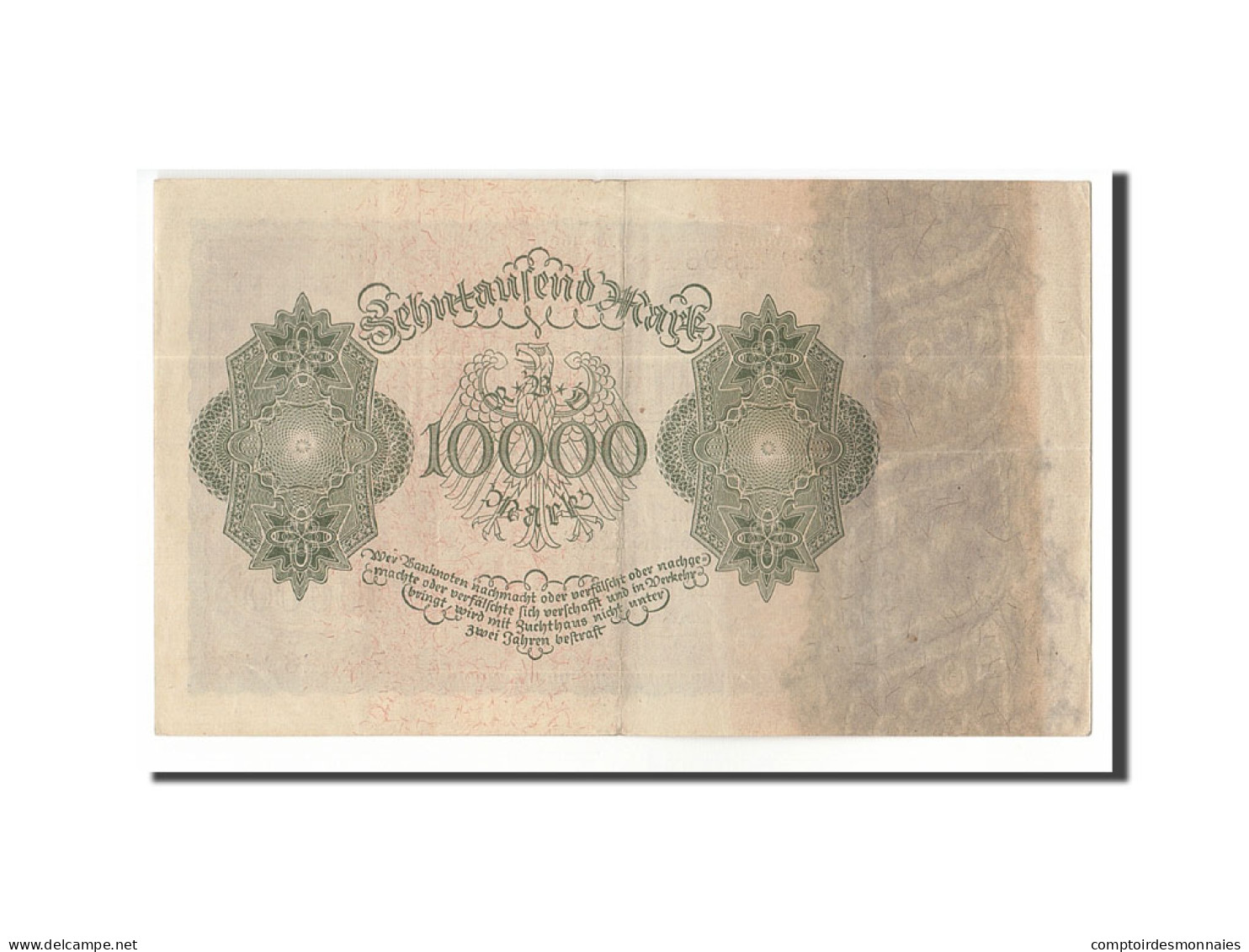 Billet, Allemagne, 10,000 Mark, 1922, 1922-01-19, KM:71, TTB+ - 10.000 Mark