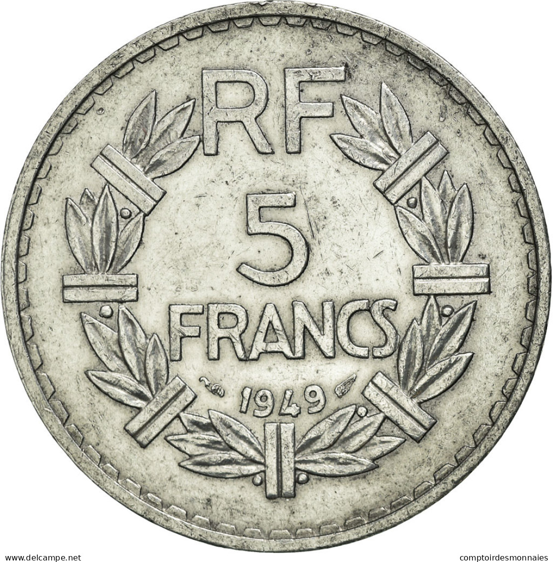 Monnaie, France, Lavrillier, 5 Francs, 1949, Paris, TTB, Aluminium, KM:888b.1 - J. 5 Francs