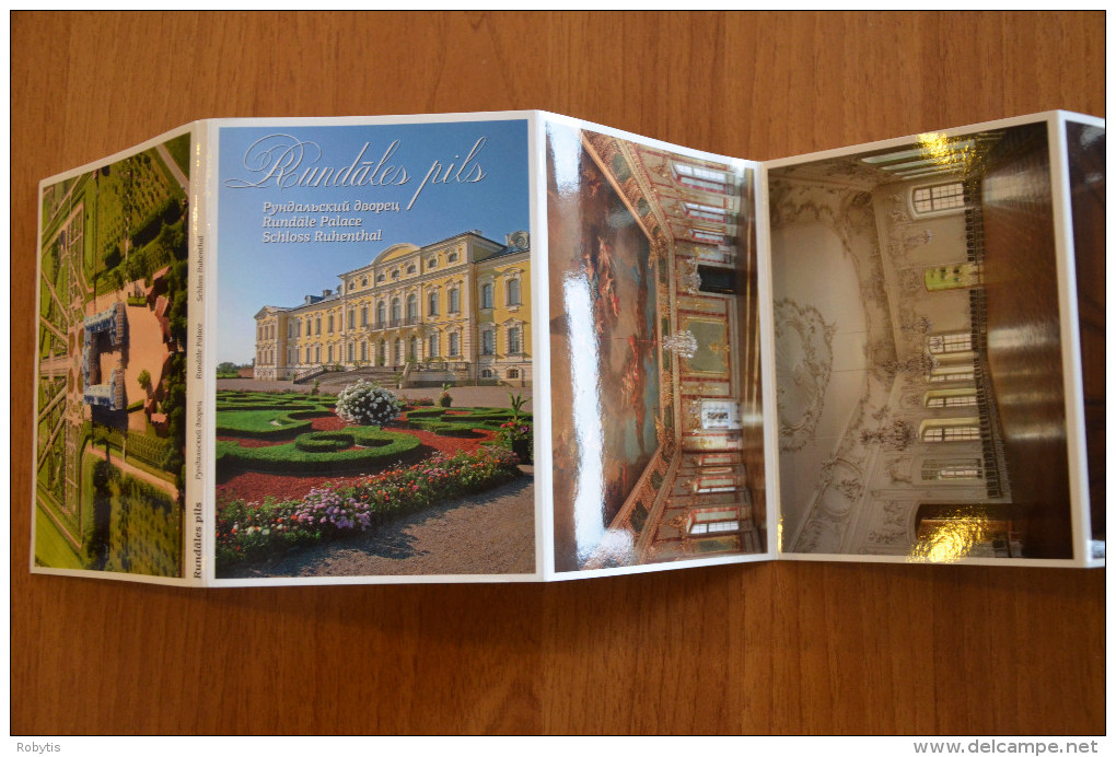 Brochure Latvia Rundales Palace 2010 - Dépliants Touristiques