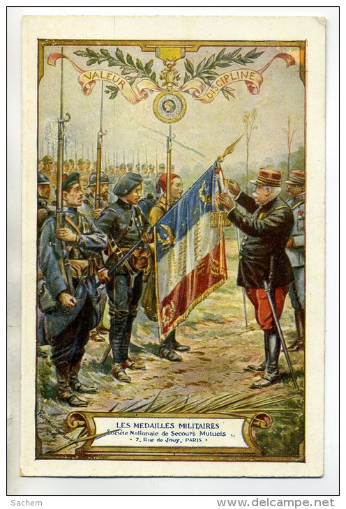 MILITARIA  Les Médaillés Militaires Joffre Illustrateur    /D03-2016 - Weltkrieg 1914-18