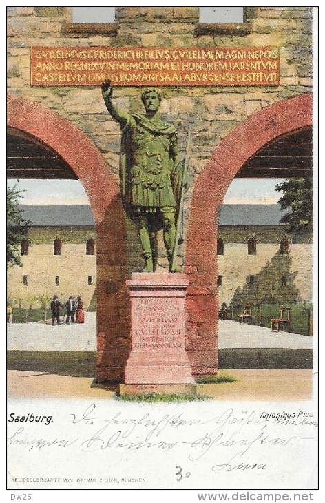 Saalburg - Porta Decumana - Antoninus Pius - Carte Précurseur Ottmar Zieher - Saalburg