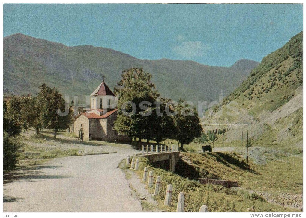 Mleta Cathedral - Church - Georgian Military Road - Postal Stationery - 1971 - Georgia USSR - Unused - Géorgie