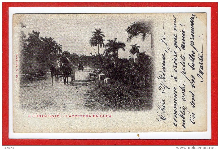 AMERIQUE - ANTILLES - CUBA --  A Cuban Road - Carretera En CUBA - Kuba