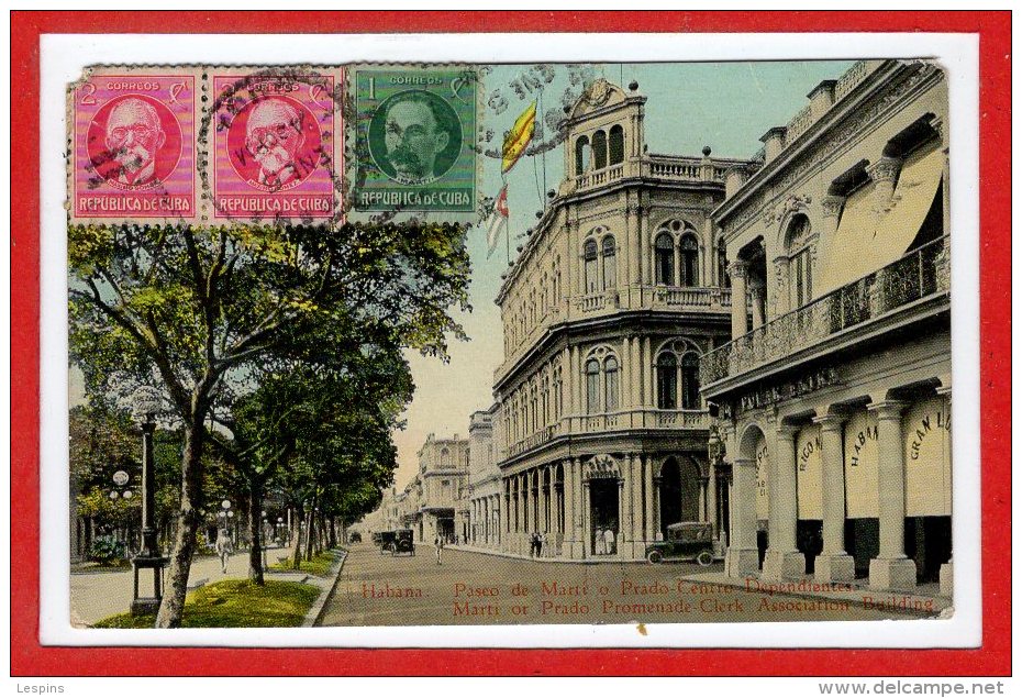 AMERIQUE - ANTILLES - CUBA - ABANA - Prado  Y Casino Espagnol - Cuba