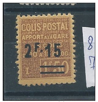 FRANCE Colis Postaux N° 89 * T.B. - Mint/Hinged