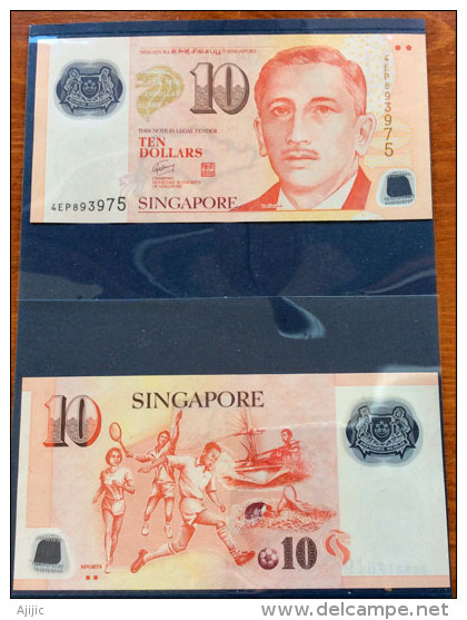 Nouveau Billet $ 10 . SPORTS De SINGAPOUR - Singapour