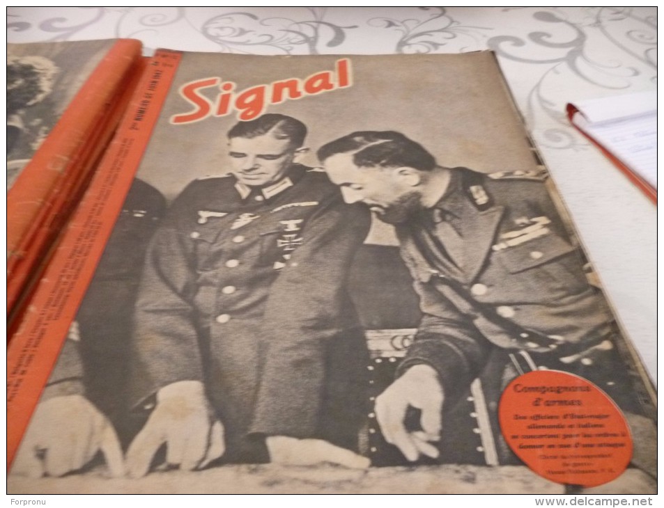 14 journaux SIGNAL français 1941/1942/1943/1944