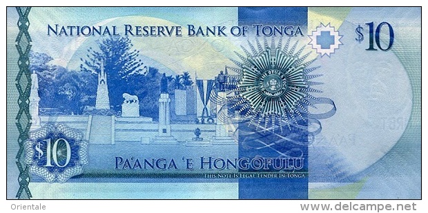 TONGA P. 46 10 P 2015 UNC - Tonga