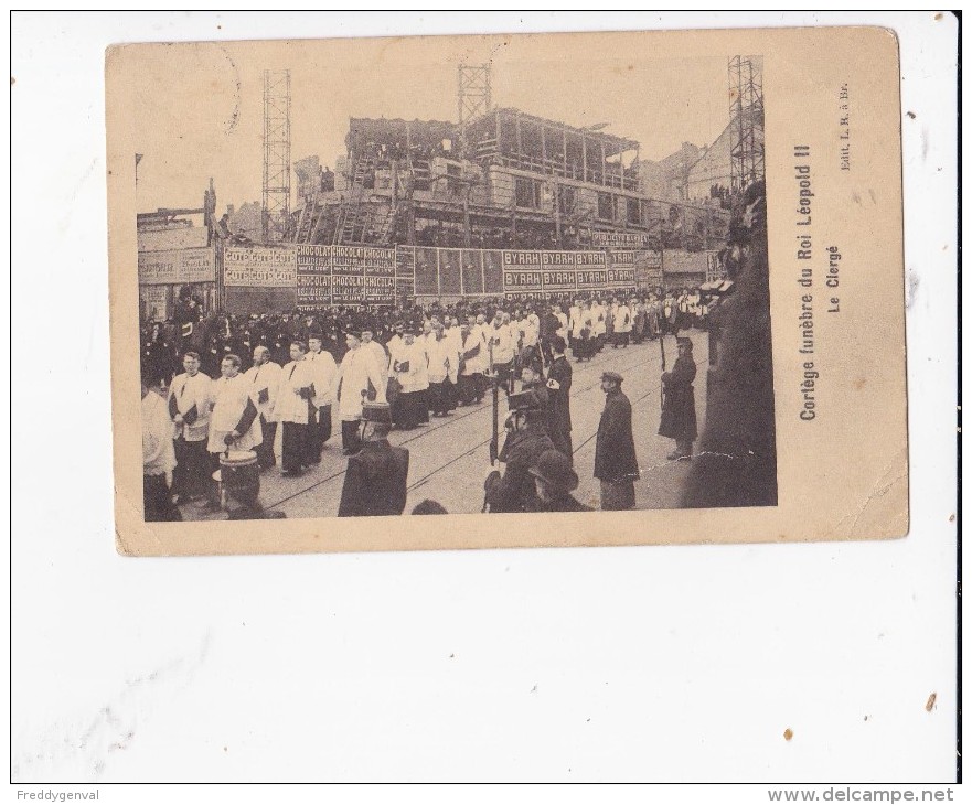 LEOPOLD II FUNERAILLES - Beerdigungen