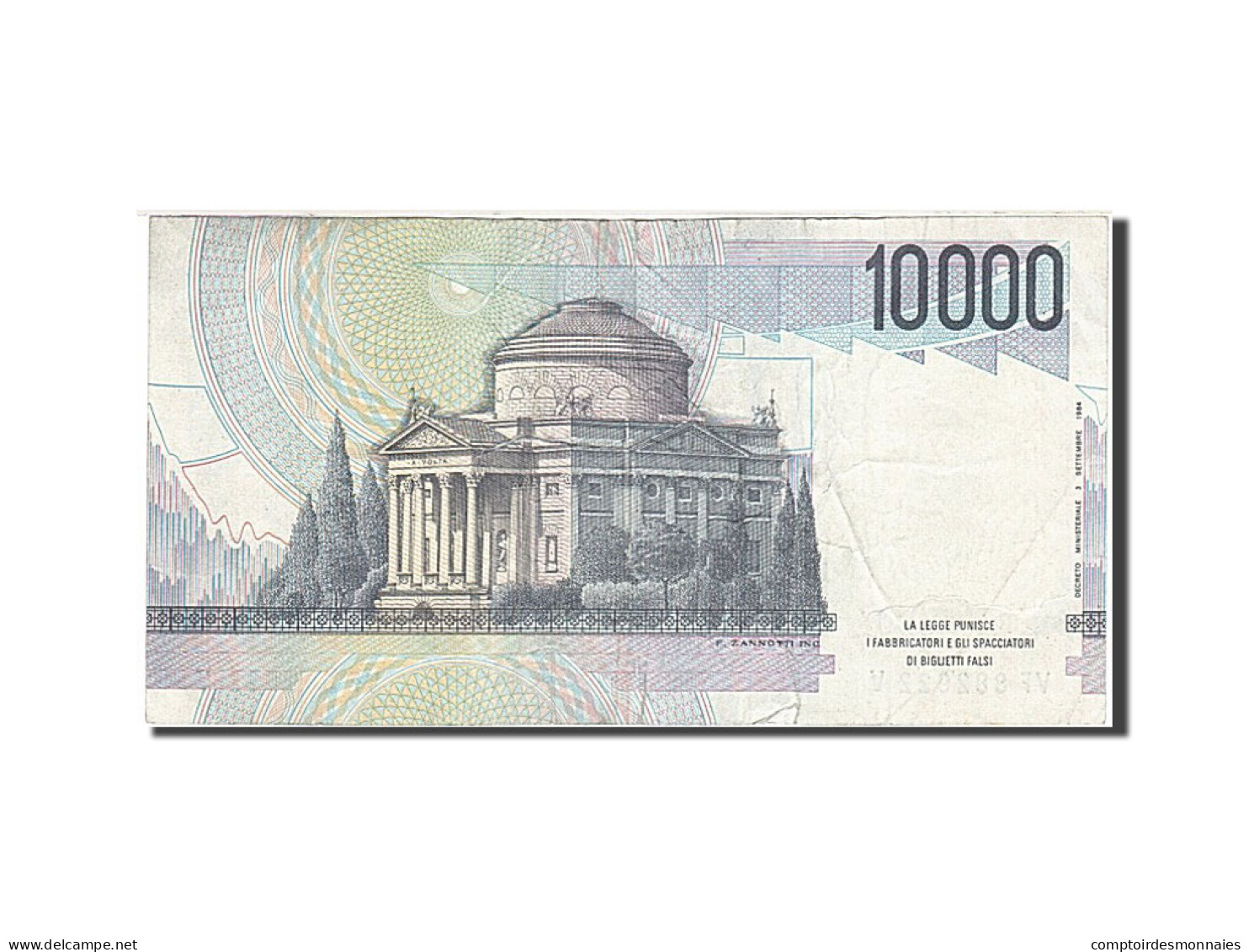 Billet, Italie, 10,000 Lire, 1984, 1984, KM:112c, TTB - 10.000 Lire