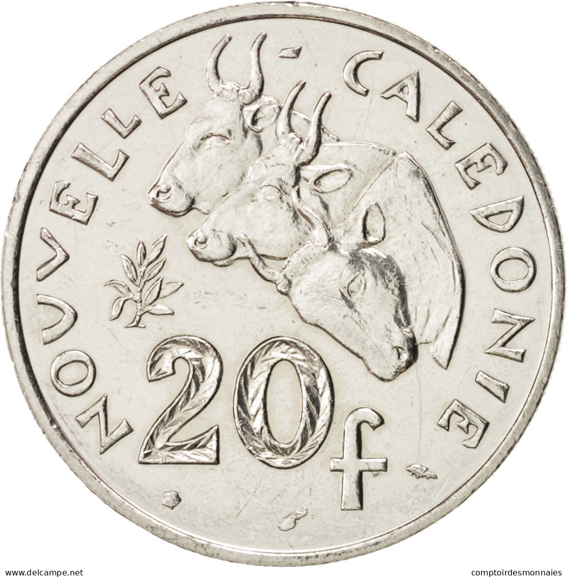 Monnaie, Nouvelle-Calédonie, 20 Francs, 1992, Paris, SPL+, Nickel, KM:12 - Nouvelle-Calédonie