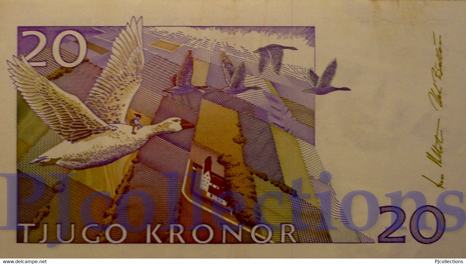 SWEDEN 20 KRONOR 1997 PICK 63a AU/UNC - Suède