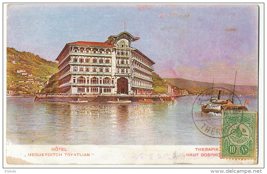 Hotel " Meguerditch Tokatlian " Armenie Therapia Haut Bosphore Used From Therapia To Castelsarrazin - Turquie