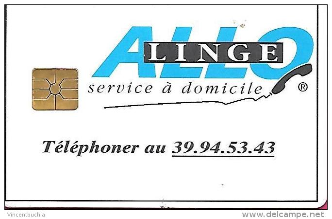 Carte Téléphonique Allo Linge Service Domicile Concept CEV SO2 Carte De Paiement - Altri & Non Classificati