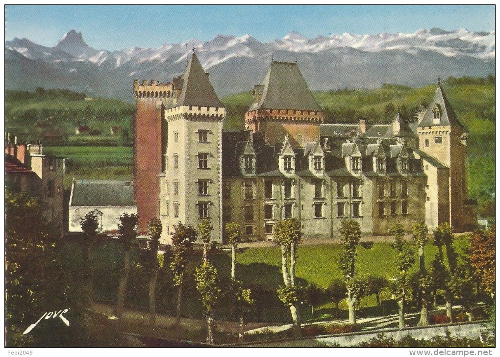 Z908 -  POSTAL - PAU - LE CHATEAU HENRI IV ET LA CHAINE DES PYRENEES - Otros & Sin Clasificación