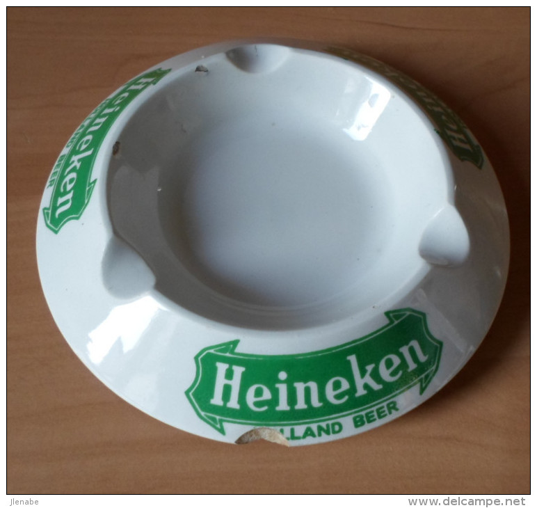 Cendrier HEINEKEN Vintage Années 50 - Porcelaine