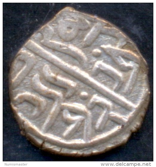 OTTOMAN EMPIRE , AKCE , 886 AH , SULTAN BAYEZID II , CONSTANTINOPLE MINT , SILVER HAMMERED COIN - Turchia