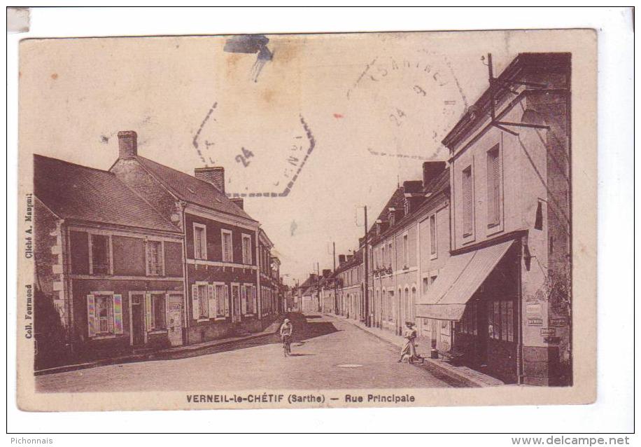 72 VERNEIL LE CHETIF Rue Principale - Autres & Non Classés