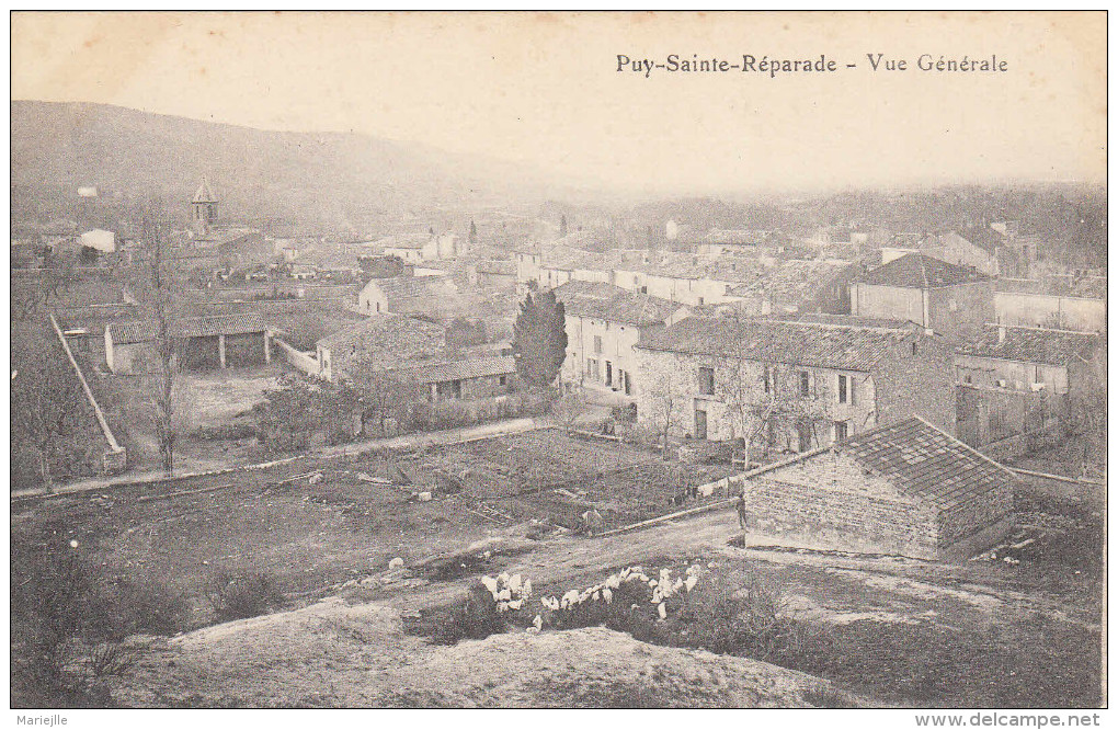 13 PUY Sainte REPARADE Vue D´ensemble CPA 1910 - Autres & Non Classés