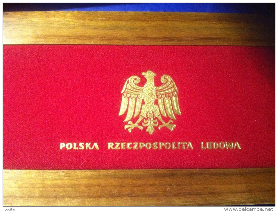POLONIA 1925 + 1966  - 4 RARE EMISSIONI IN ARGENTO E ORO - NON CIRCOLATE  2 PROVE - UNC . VEDI DESCRIZIONE - NON PULITE - Polonia