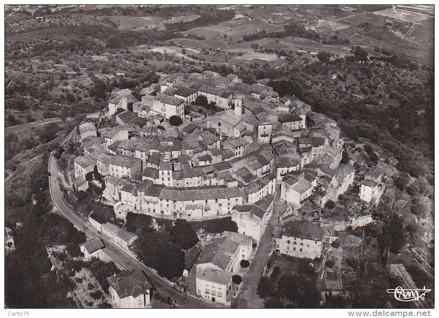 Gattières 06 - Vue Aérienne Village - Autres & Non Classés