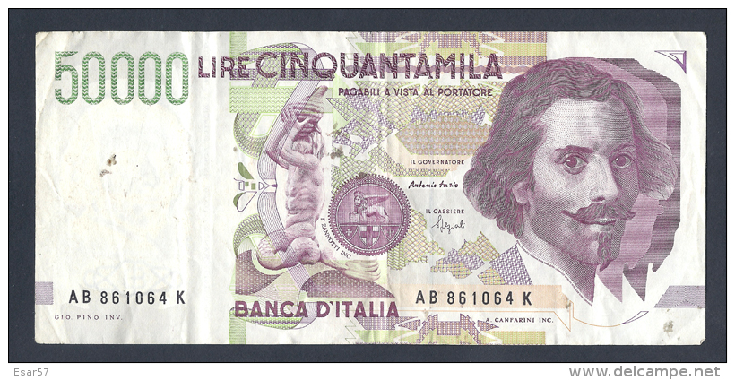 BANCA D ITALIA 50000 LIRE - 50000 Lire