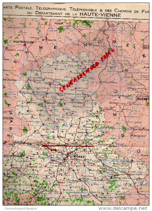 87 - HAUTE VIENNE - CALENDRIER 1956- ALMANACH PTT- PECHE DU DIMANCHE- HISTOIRE DE CHASSE- COMPLET - Grand Format : 1941-60