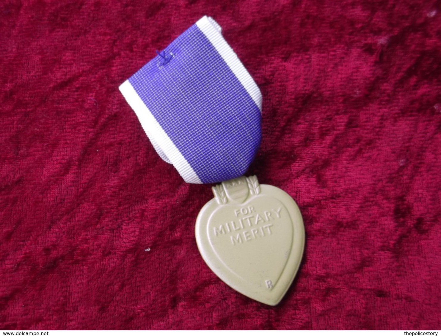 Purple Heart For Military Merit Stati Uniti Con Nastrino - Verenigde Staten