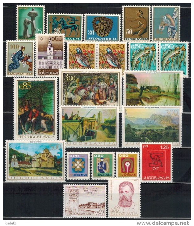 JUGOSLAWIEN 1960-1969 - Lot 24 X Feinst  ** / MNH - Neufs