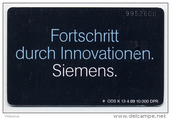 SIEMENS Télécarte 10 000 Exemplaires Allemagne K13 Phonecard Telefonkarte B 47 - K-Series : Customers Sets