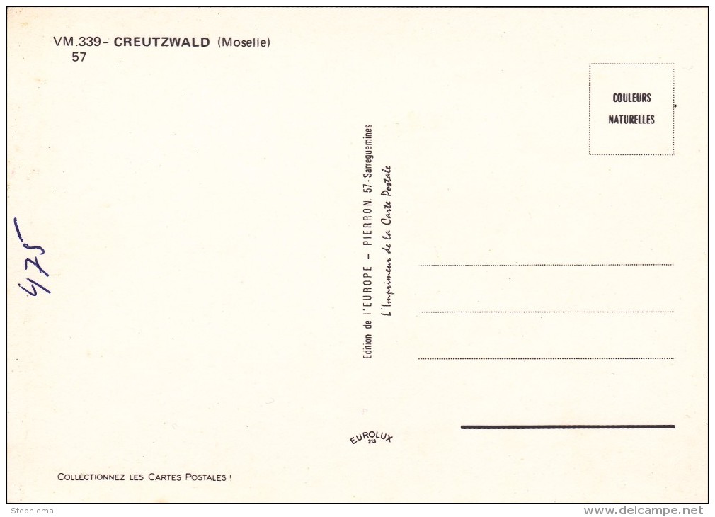 Carte Postale, Creutzwald - Creutzwald