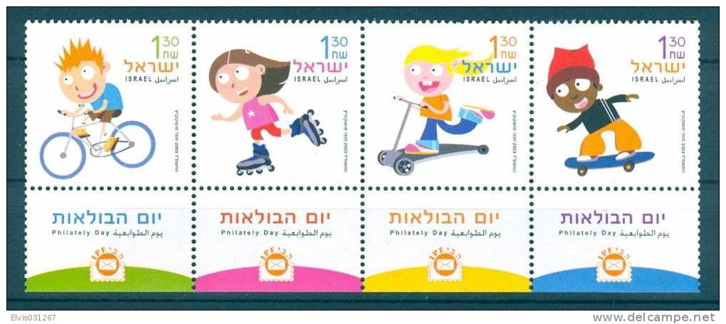 Israel - 2003, Michel/Philex No. : 1754-1757 - MNH - *** - - Ungebraucht (mit Tabs)