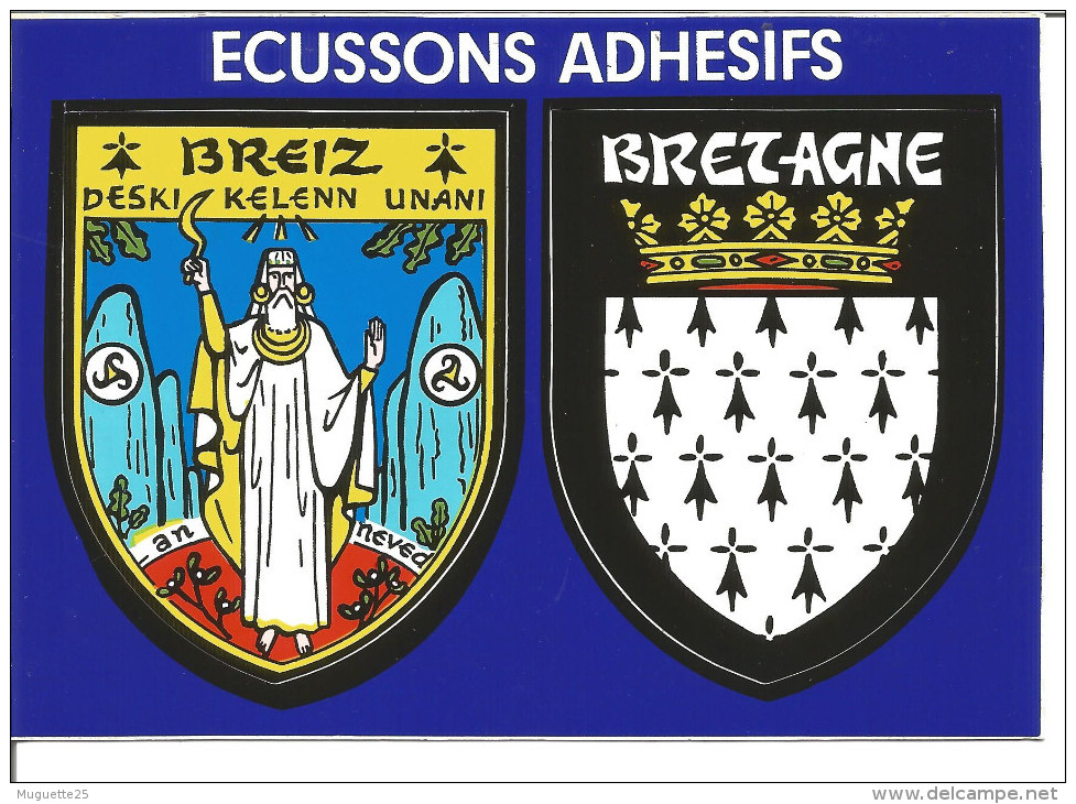 Blason Armoiries  Bretagne Héraldique Ecusson Adhésif - Altri & Non Classificati