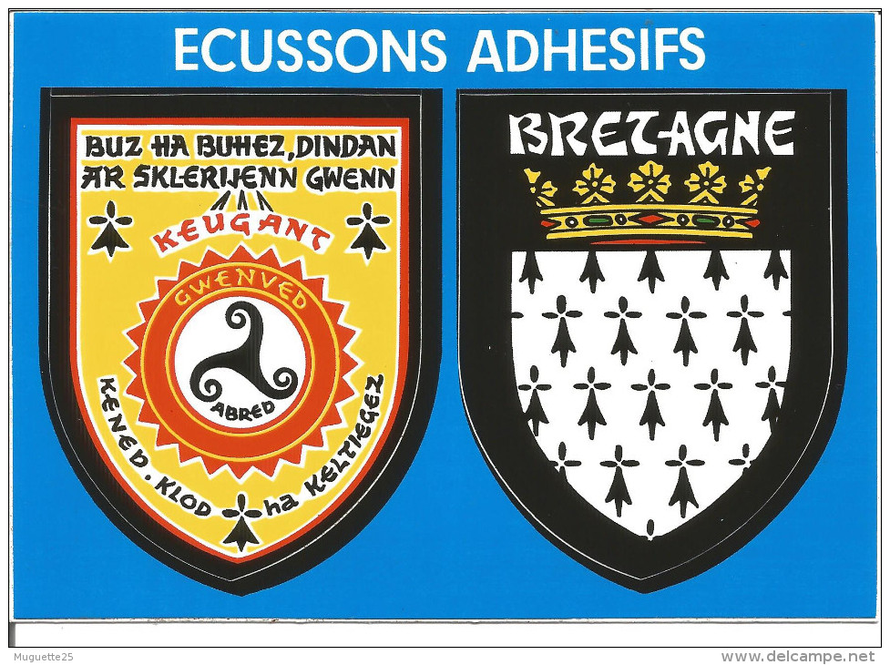 Blason Armoiries  Bretagne Héraldique Ecusson Adhésif - Other & Unclassified