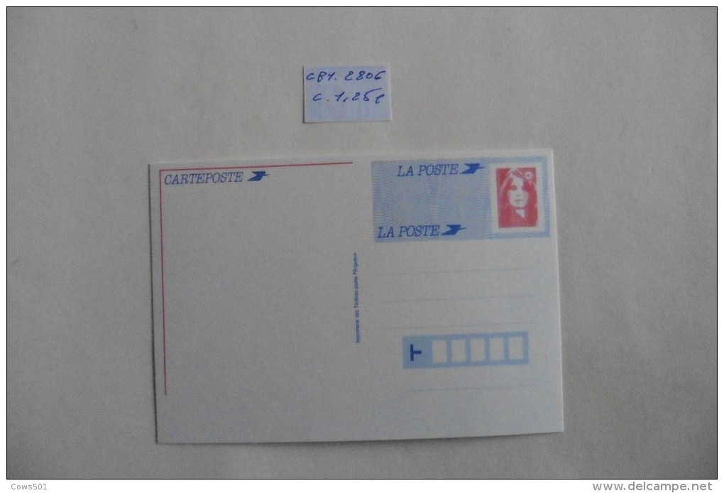 France :Entier Postal N° 1-CP  2806 Neuf - Altri & Non Classificati