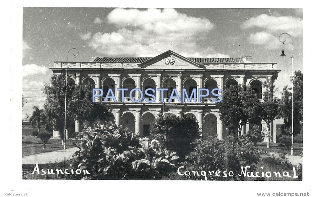 29793 PARAGUAY ASUNCION CONGRESO NACIONAL POSTAL POSTCARD - Paraguay