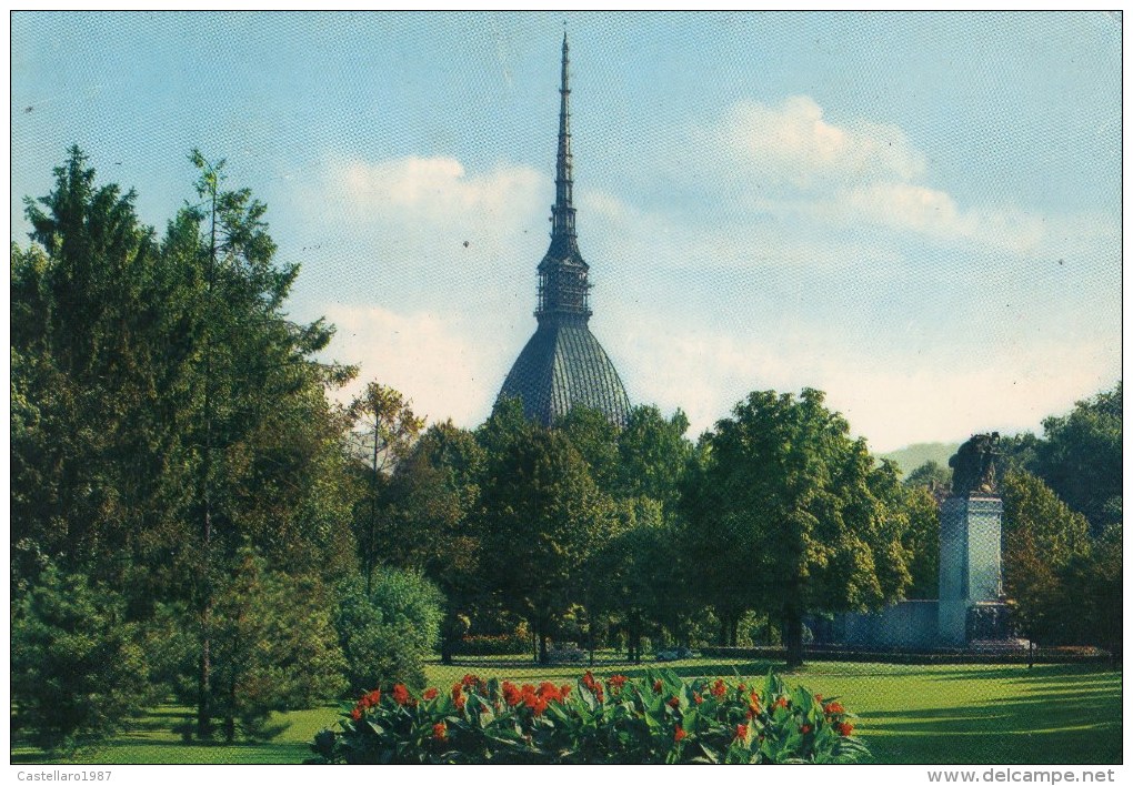 Torino - Mole E Giardini Con Monumento Al Carabiniere - Mole Antonelliana