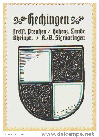 Werbemarke (Reklamemarke, Siegelmarke) Kaffee Hag : Wappen Von Hechingen (type 2) - Té & Café