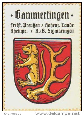 Werbemarke (Reklamemarke, Siegelmarke) Kaffee Hag : Wappen Von Gammertingen - Tee & Kaffee