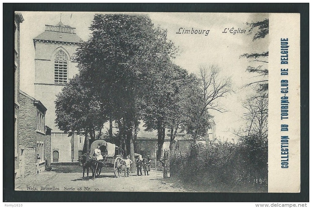 Limbourg. Bel Attelage Devant L'Eglise. Animée. Nels, Série 98, N°30 - Limbourg