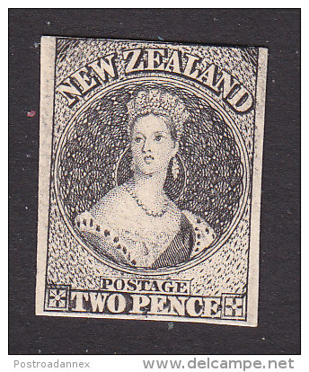 New Zealand, Scott # Not Listed, Mint, Queen Victoria Essay For 1855 Issue - Unused Stamps