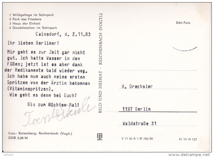 AK Crimmitschau - Kr. Werdau - Mehrbildkarte (21464) - Crimmitschau