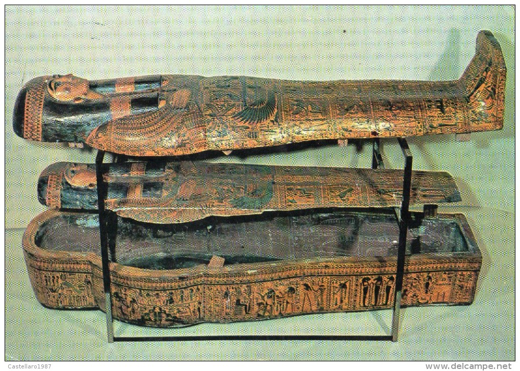 Museo Egizio - Torino - Cassa Funeraria XVIII Sec. A.C. - Musées