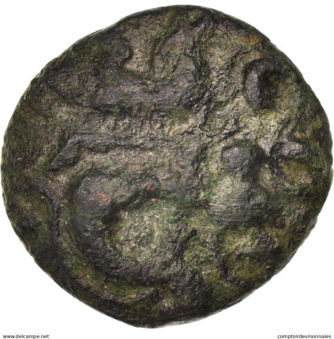 Monnaie, Ambiens, Bronze, TTB, Bronze, Delestrée:479 - Celtic