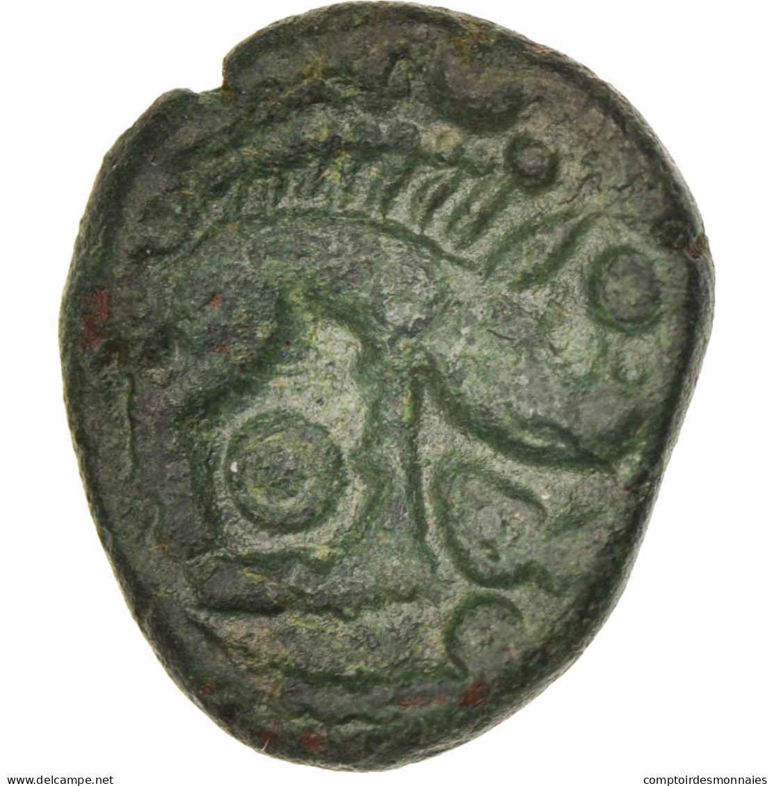 Monnaie, Ambiens, Bronze, TB+, Bronze, Delestrée:449 - Celtic