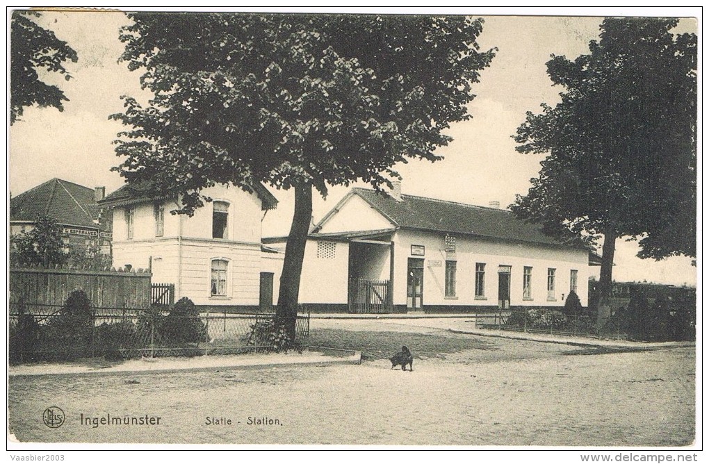 INGELMUNSTER -  STATIE - STATION - 1913 - Ingelmunster