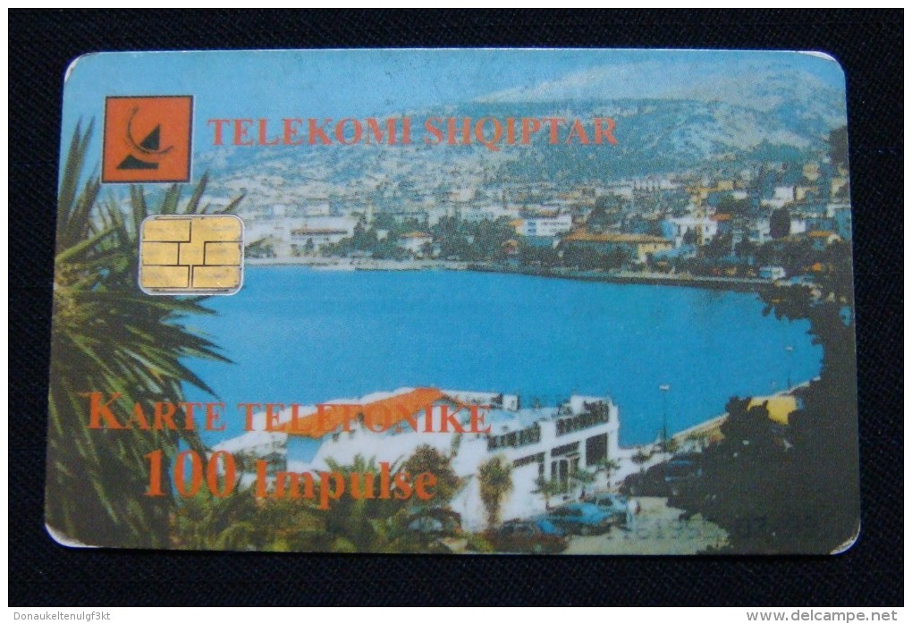 ALBANIA 6 DIFFERENT PHONE CHIP CARDS USED.
